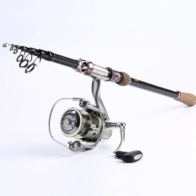 Высококачественная портативная телескопическая удочка из углеродного волокна 1