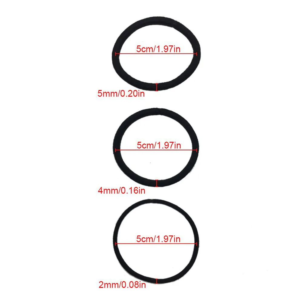 

120pcs Women Soft Black Hair Elastics Ladies Scrunchies Headwear Elegant Ponytail Fashion Accessories Elastic Hair Band For Girl