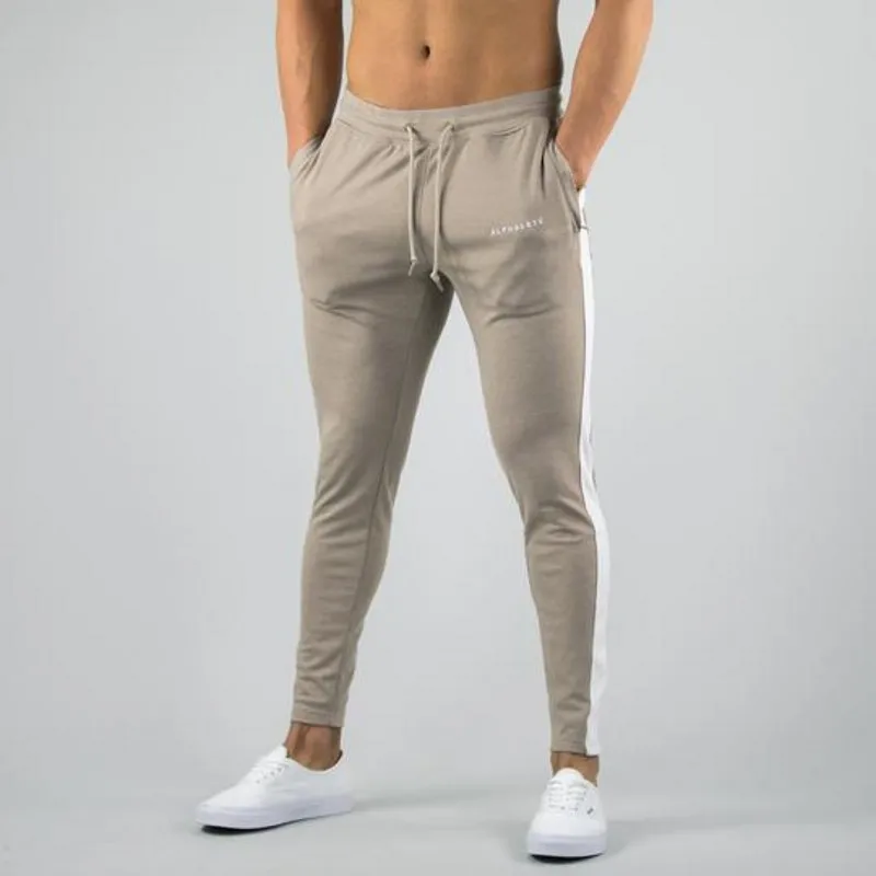 Бренд Alphalete осенне зимние штаны для фитнеса мужские спортивные модные хлопковые