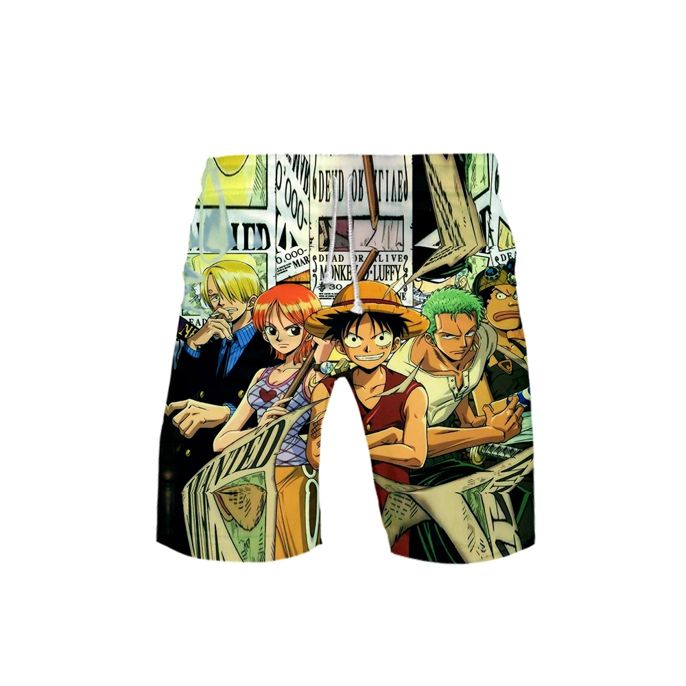 Новые стильные шорты Monkey D Luffy аниме цельные модные трендовые 2019 Kpop популярные