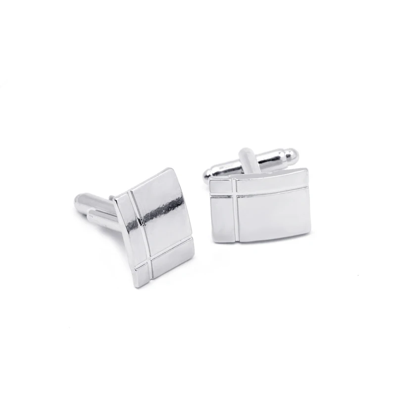 Простые классические запонки для мужской рубашки новый дизайн французских