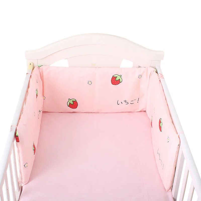 Cotton Baby Bed Bumpers Newborn Bed Safety Rails Anti-collision Infant Crib Protector Cushion Kids Crib Bumper Baby Bedding