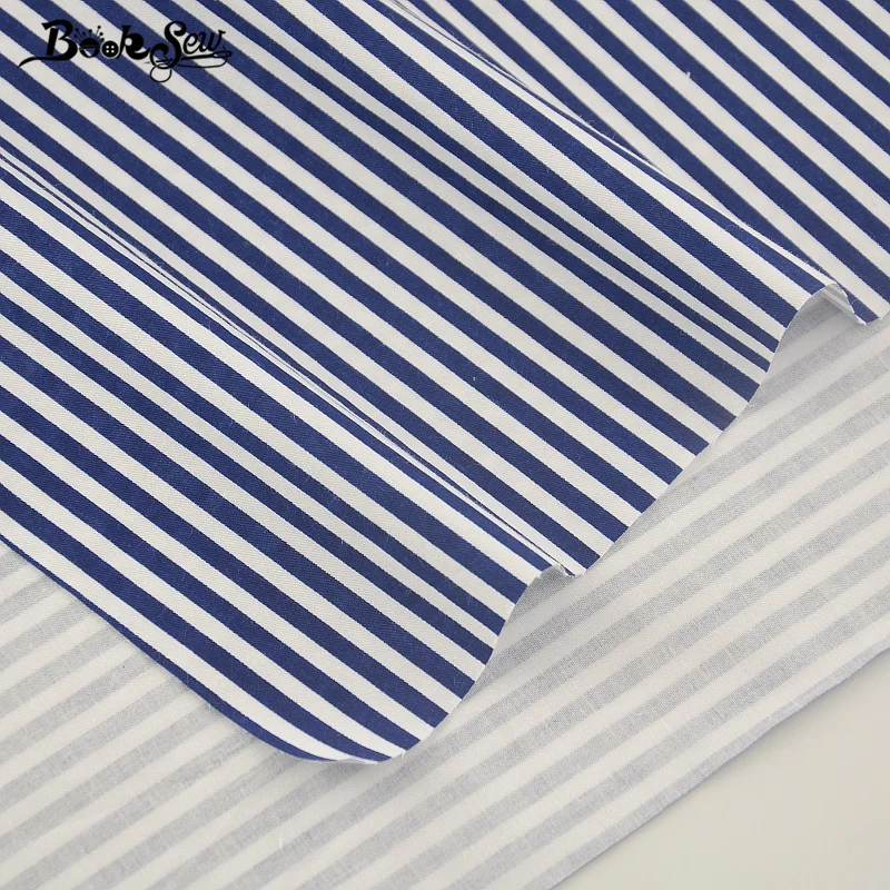 Booksew Текстиль для дома синие полосы Дизайн Вышивание Материал кровать Лист DIY