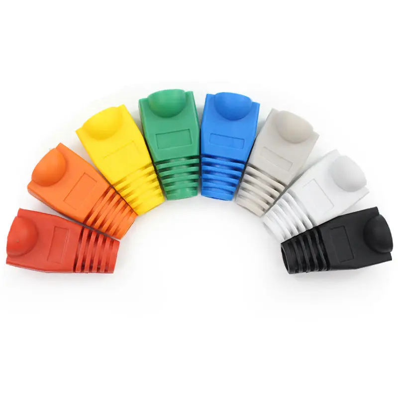 Крышка разъема CAT5E CAT6 RJ45 50 шт. заглушки Ethernet сетевой кабель для снятия натяжения
