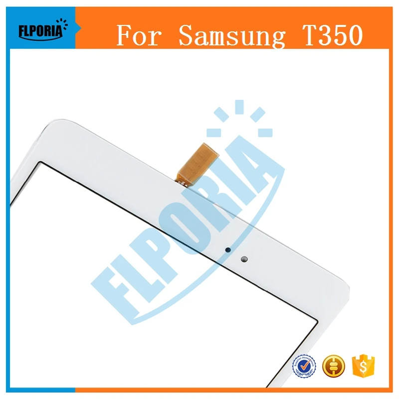 Сенсорный экран для Samsung Galaxy Tab A T350 SM дигитайзер внешняя панель Переднее стекло