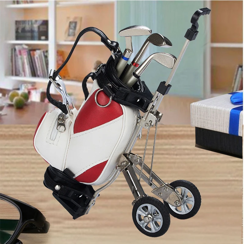 CRESTGOLF Golf Подарочный держатель для ручки с 3 ручками сумки гольфа украшения стола