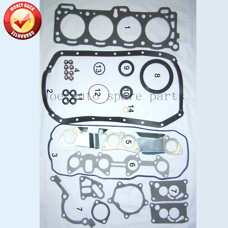 

4ZB1 Engine complete Full Gasket Set kit for ISUZU Aska/Pick up/Fargo bus 1.8L 1817cc 1979-89 50072500 587810-2541