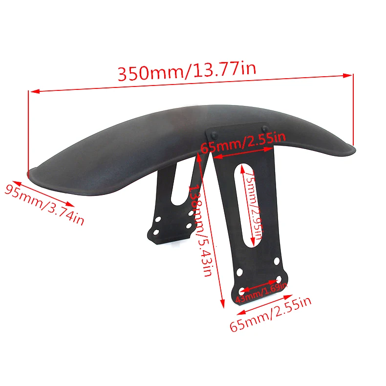 Motorcycle Retro Metal Mud Guard Front Rear Fender Protection Protector Mudguard Cover For Honda CG125 CG 125 |