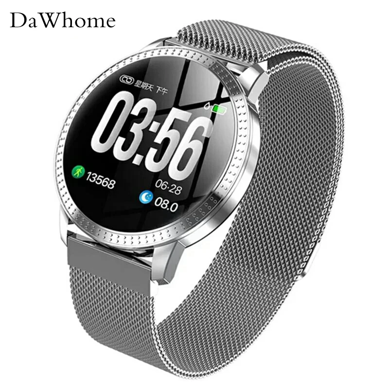 CF18 Smart Watch Hand Ring Motometer Step Heart Rate Blood Pressure Sleep Monitoring Information Reminds Color Screen Gift Watch