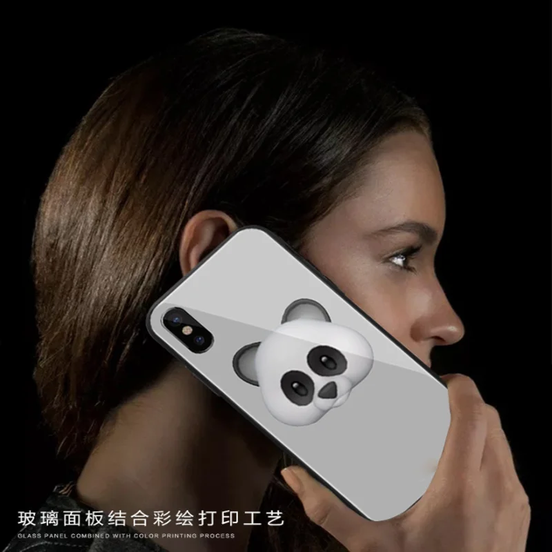 Чехол для телефона из закаленного стекла iPhone X 10 IX роскошный чехол с полным