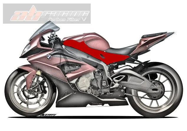 Боковые обтекатели для бака BMW S1000R 2014 2015 2016 2017 2018 S1000RR полностью из углеродного