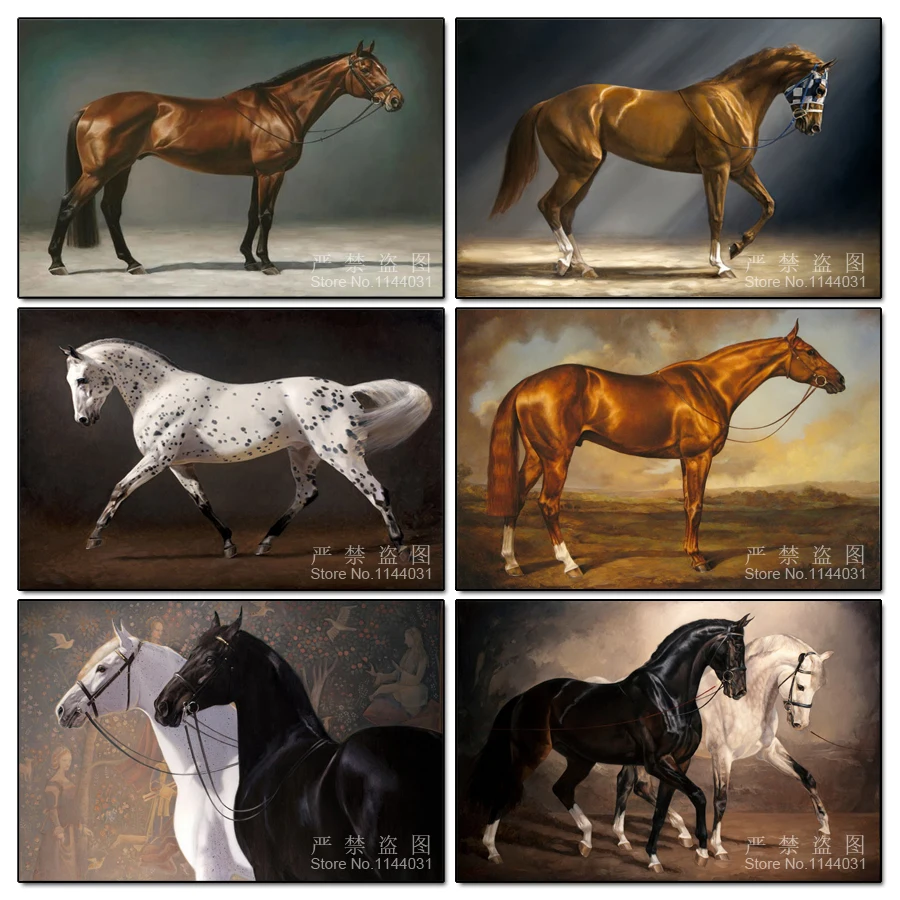 

Diy Diamond Painting Embroidery Animal 5D Cross Stitch Crystal Full Diamond Sets Unfinish Decorative Diy Diamond Painting Horse