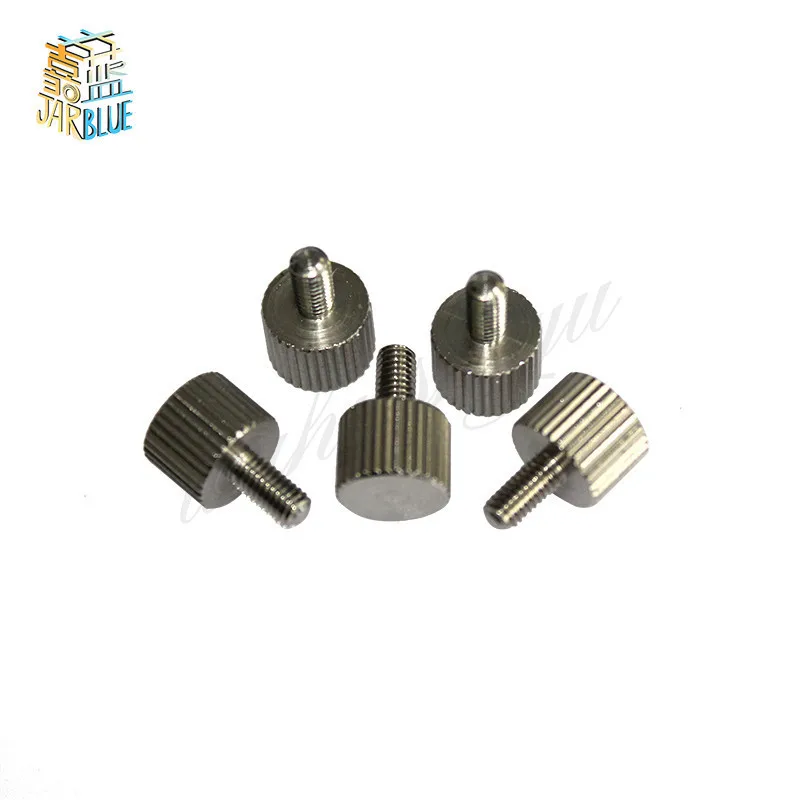 

10Pcs M3 A2 304 Thumb Screws Plain Type Metric Knurled Head Screws