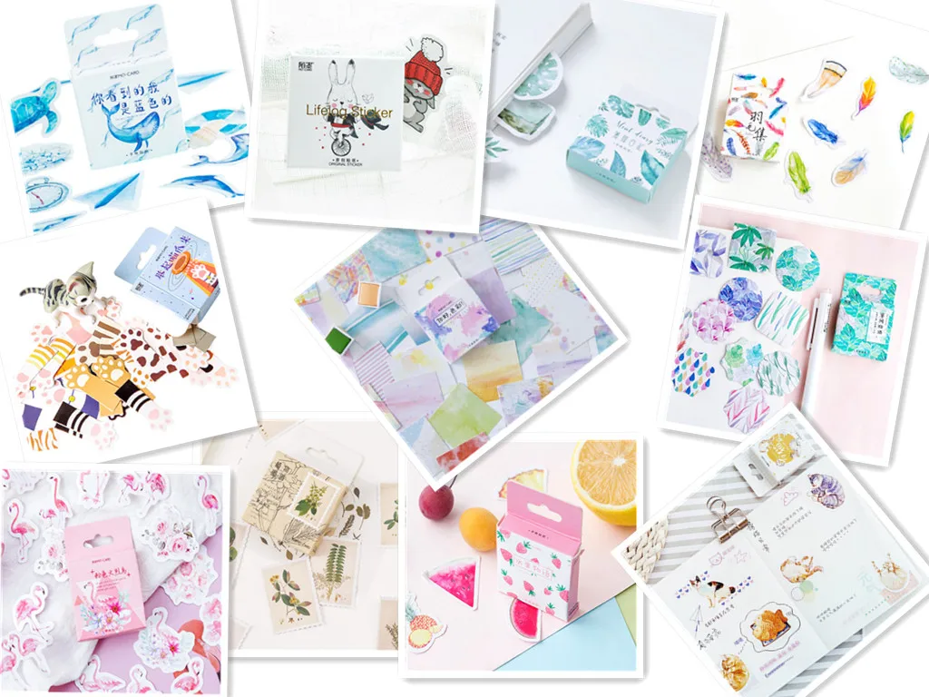 45 шт/уп различные креативные растительные животные Мультяшные оригинальные