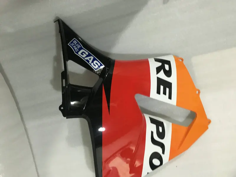 Левая сторона деталь обтекателя для HONDA CBR600RR F5 03 04 CBR 600RR 600 2003 2004 ABS красные