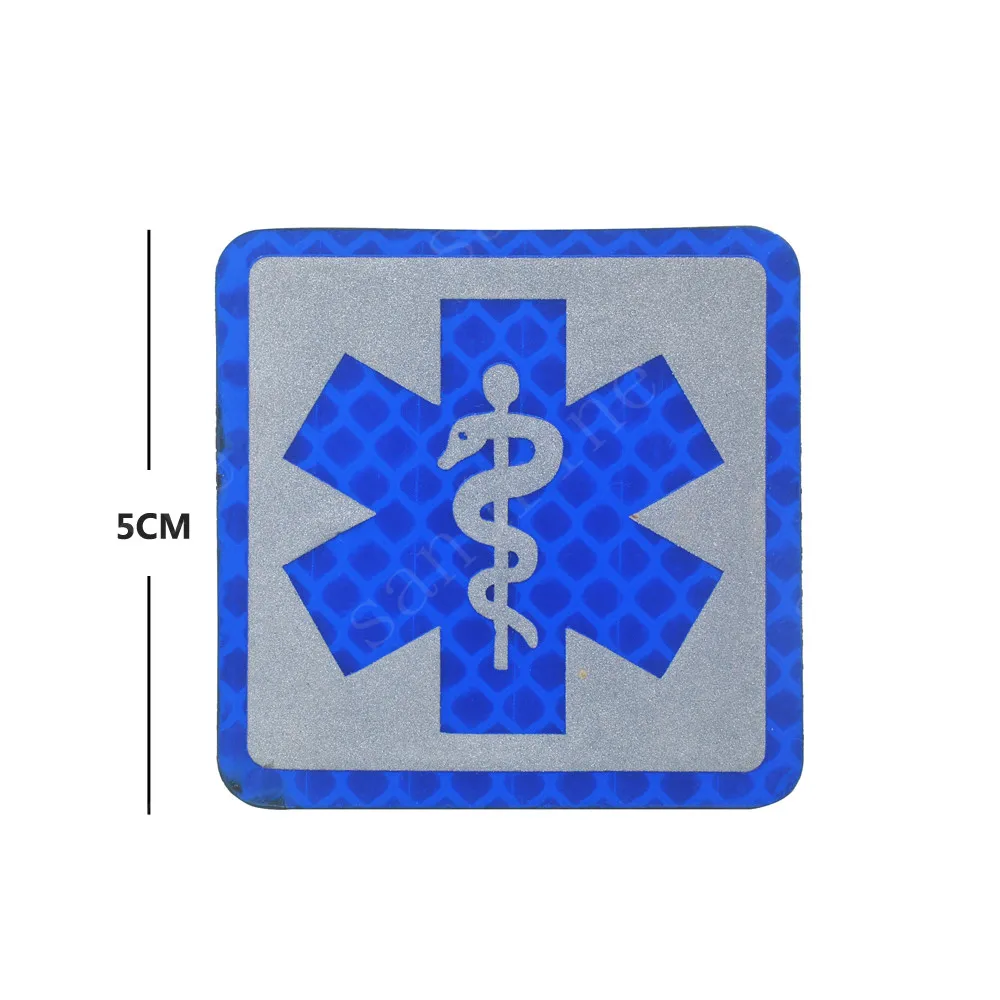 3D meic Красный Крест Накладка Светоотражающие EMT IR патчи Военная Боевая нашивка