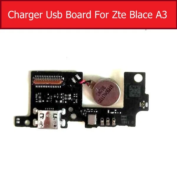 Microphone &amp Vibration USB Charge Board For ZTE Blade A3 A0616 Charging Connector Dock PCB Module Flex Cable Phone Replacement |