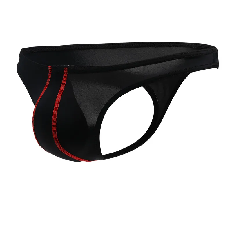 Привлекательное нижнее белье для геев мужские стринги шелковые трусы мужское