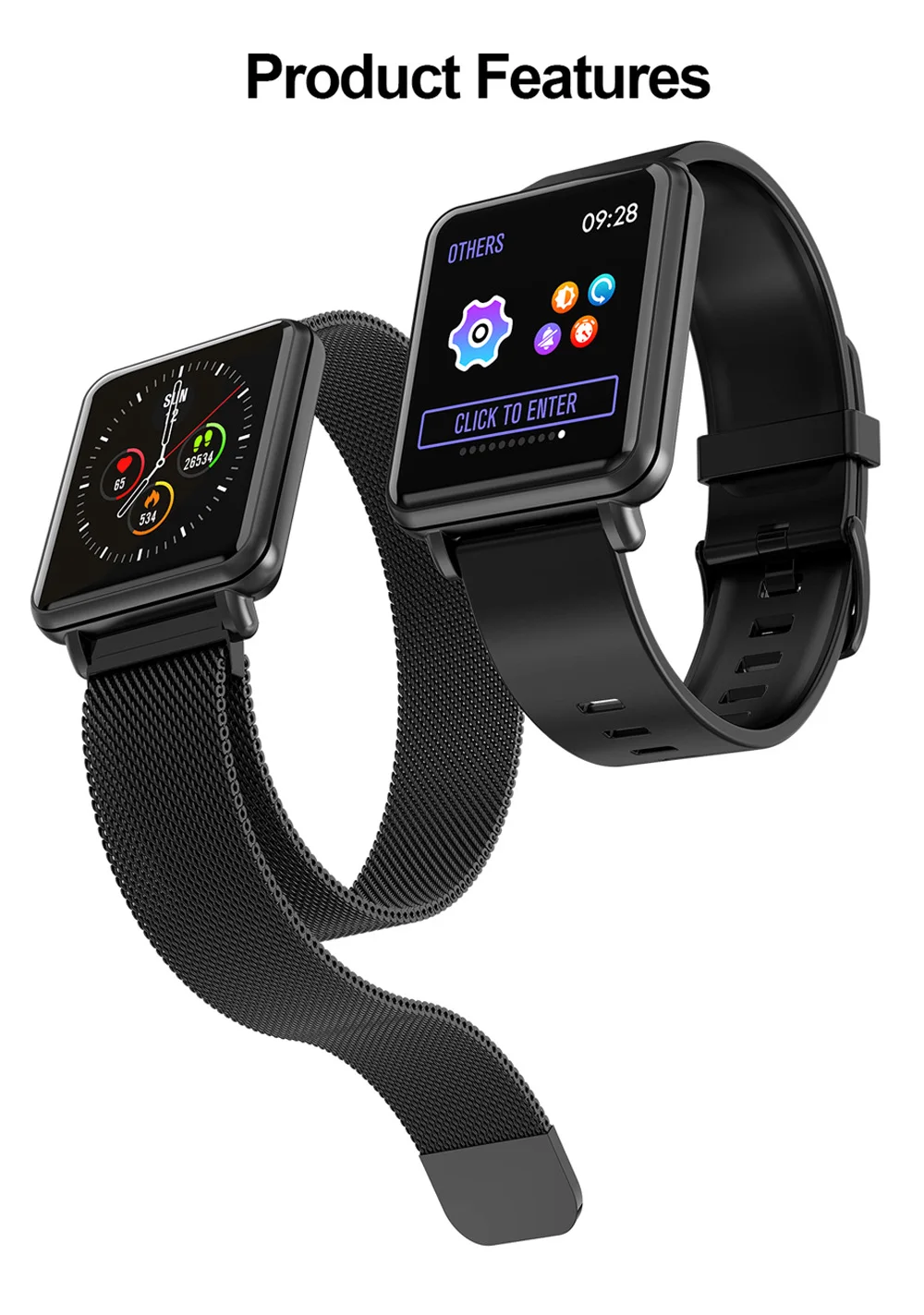 Land 1 IP68 ДЛЯ apple watch IOS Android Phone