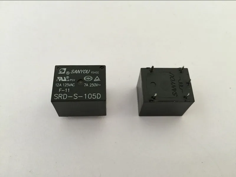 10 шт. Мини реле мощности PCB тип 5V DC катушка SRD-S-105D | Обустройство дома