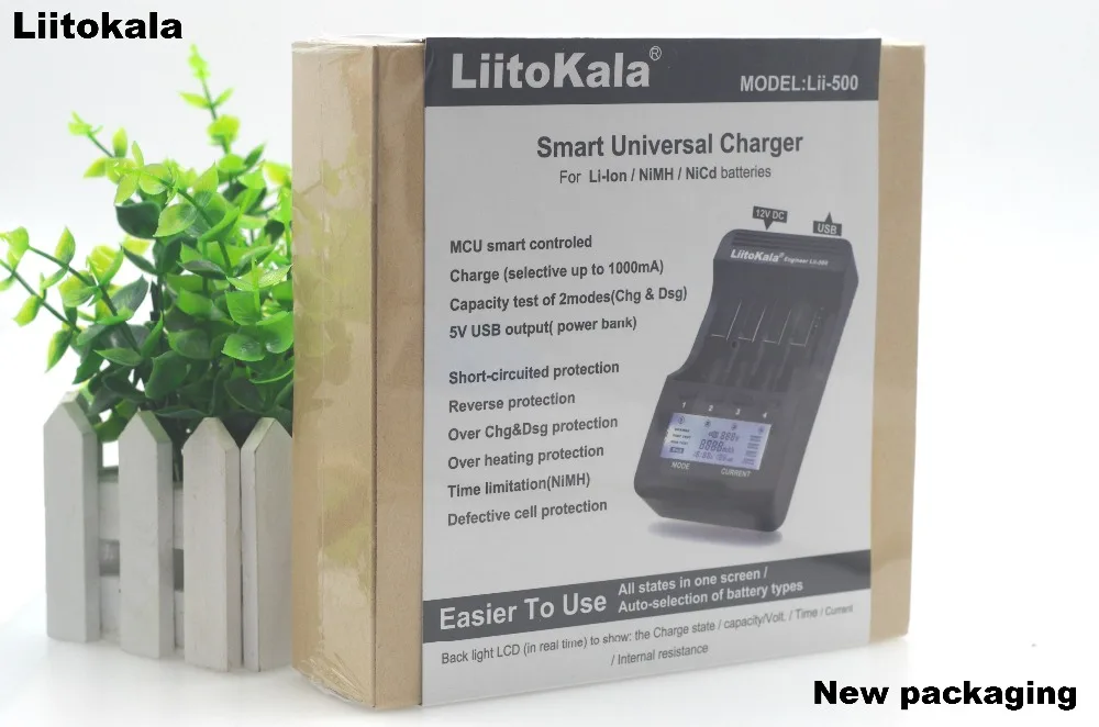 Многофункциональное зарядное устройство с ЖК-дисплеем для 3 7 в 18650 26650