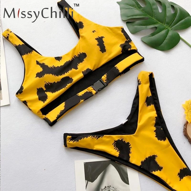 MissyChilli, Леопардовый принт, выдалбливают, женский боди, сексуальный, пуш-ап, летний, бодикон, боди, женский купальник, костюм из двух предметов