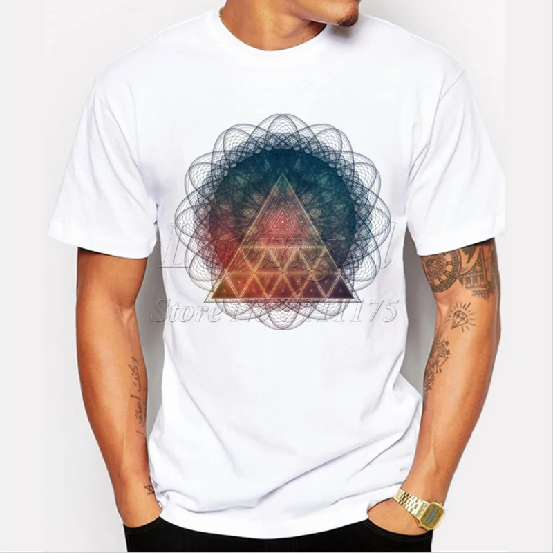 Новинка 2019 Мужская модная футболка с коротким рукавом отличная рисунком Harajuku