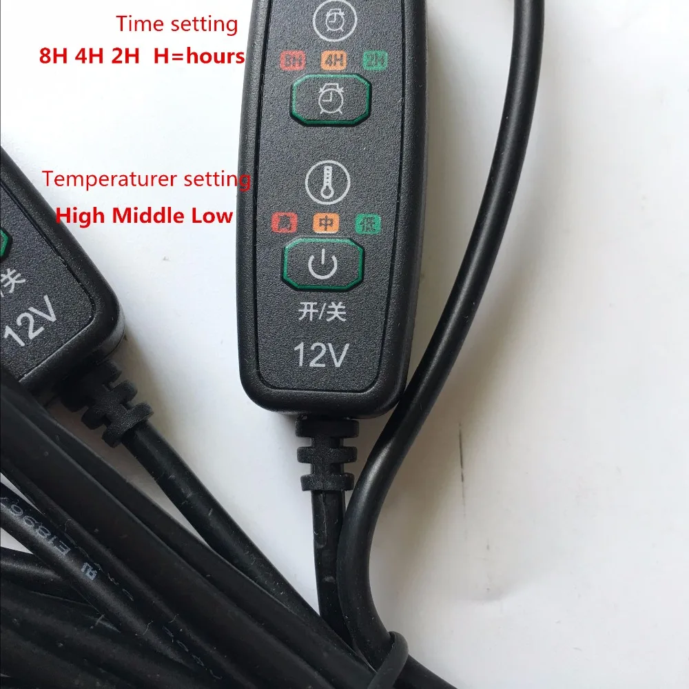 12 V car heated seats Winter seat heater heating interior cushion warm 2 for universal auto with Car cigarette lighter | Автомобили и