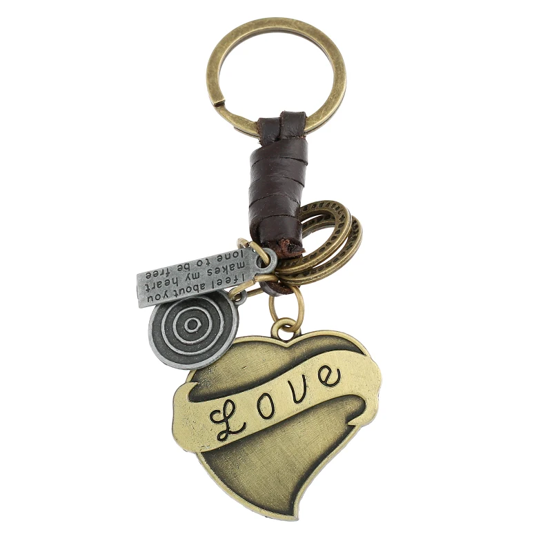 12 стильных милых подвесок винтажный брелок для ключей в стиле панк из