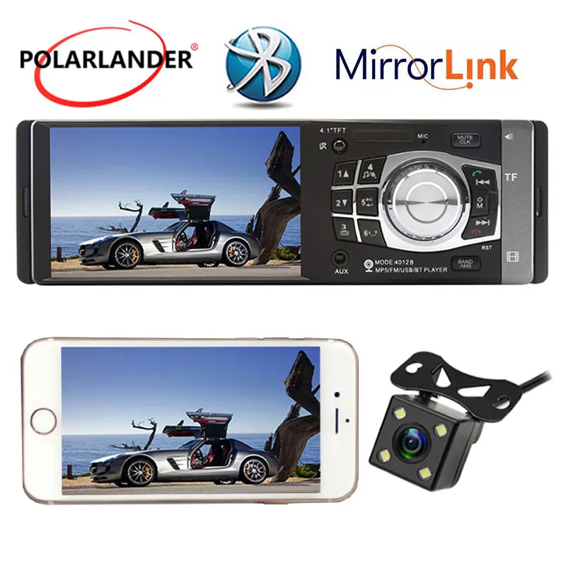 Авторадио 4 1 &quotTFT HD Buletooth автомобильное радио Магнитола Кассетный плеер FM/USB/SD/Aux In