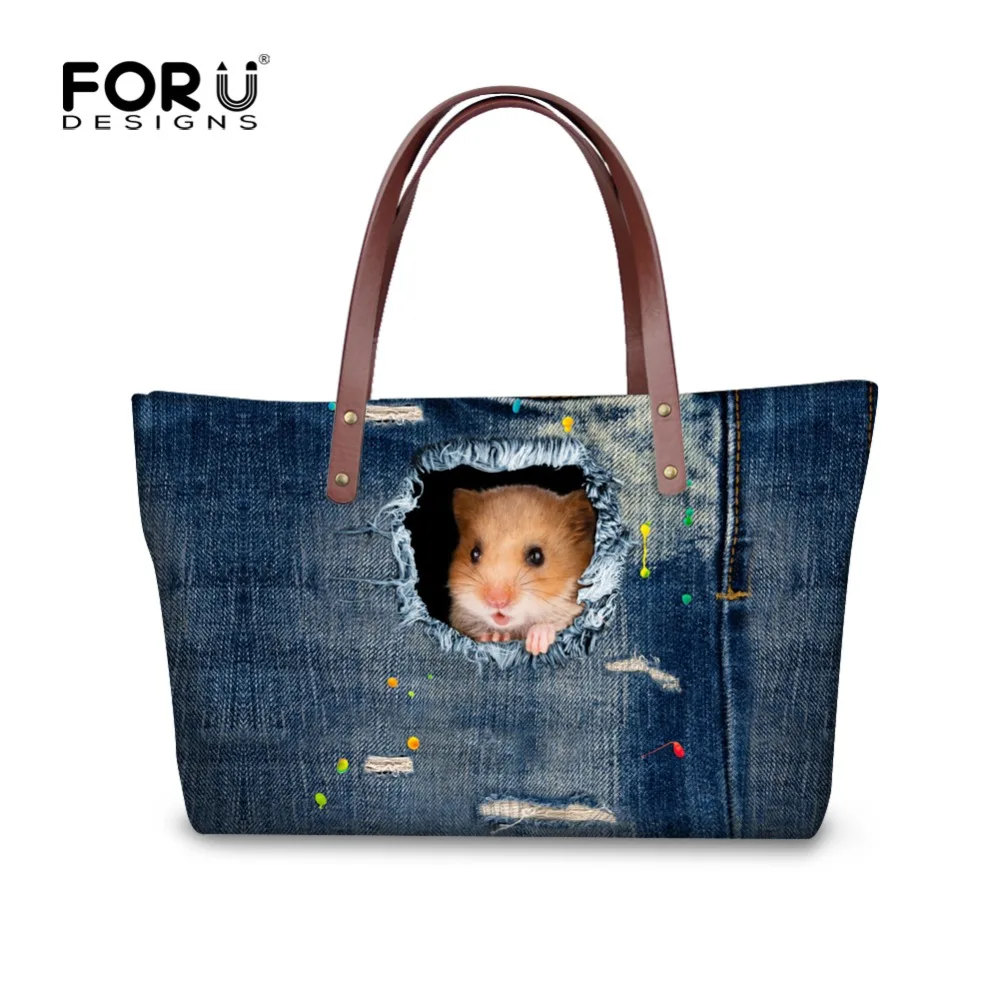 FORU дизайнерские женские сумки на плечо высокого качества с кошкой