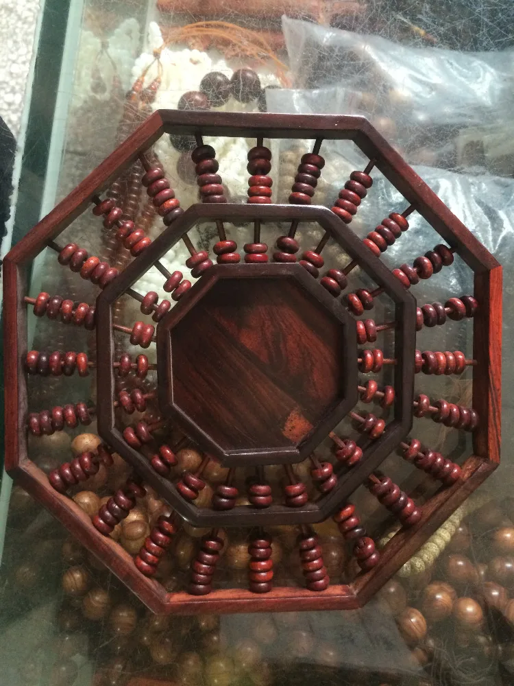 

Gifts home decor office decoration Hexagon abacus furnishing articles(Including pedestal)