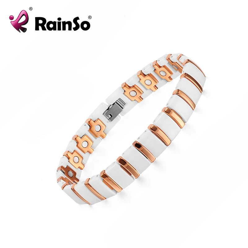 Rainso унисекс модные здоровые ювелирные изделия Био энергия керамический браслет