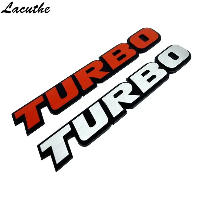 Стайлинг автомобиля алюминиевая эмблема TURBO логотип задняя флейта наклейка для