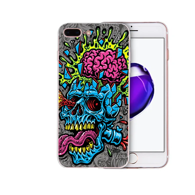 IMIDO чехол для мозга мягкий силиконовый из ТПУ Iphone 5 5S SE 6 6S 6plus 6splus 7 8 7plus 8plus X XS XR