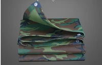 multiple size thick 500gsqm sunshine protective camouflage polyester canvas cover waterproof sunscreen tarp windproof cloth