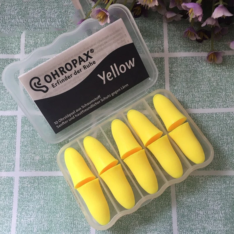 5 пар мягкие хлопковые беруши для путешествий учебы сна шумоподавления |