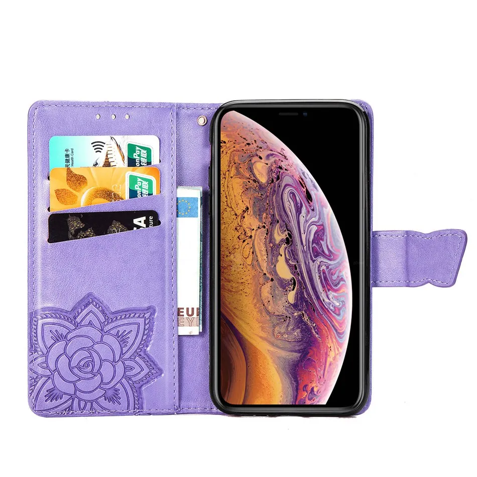Кожаный чехол-кошелек с откидной крышкой для iPhone 11 Pro XS MAX XR X 8 7 6 6S Plus задняя крышка