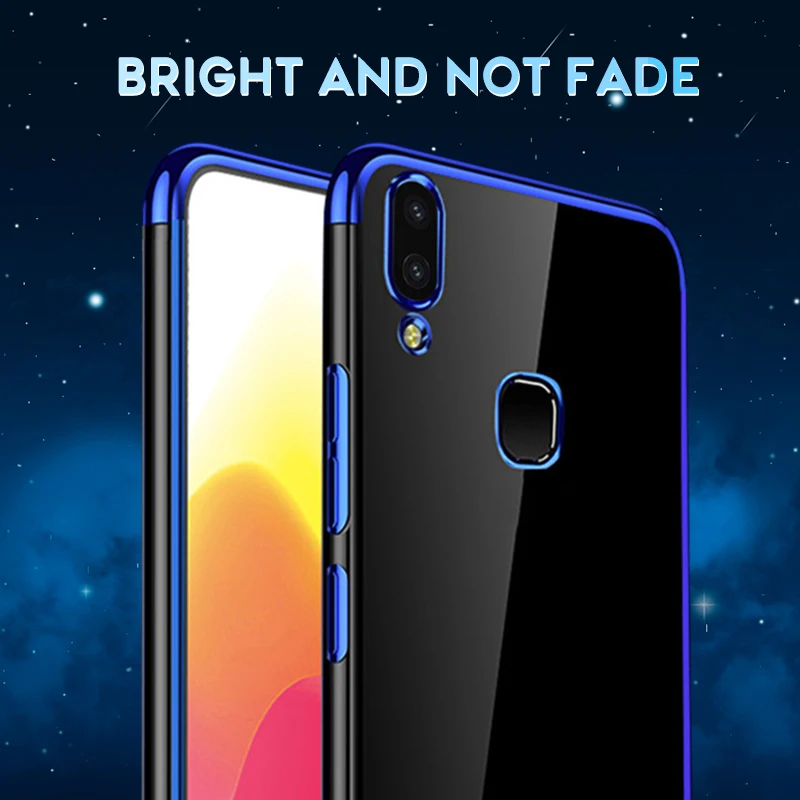For Samsung Galaxy A50 Case Plating Soft TPU Phone Ultra Slim Clear Cover for | Мобильные телефоны и аксессуары