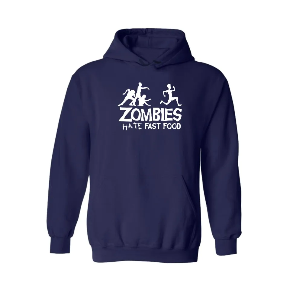 ZOMBIE с буквами Hate Fast Fate BlackGray новые толстовки капюшоном Мужские брендовые