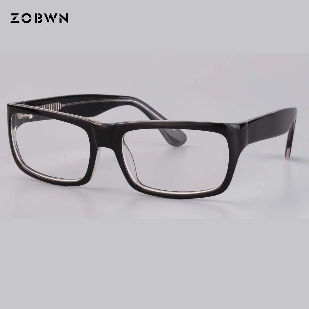 

2018 hot selling Vintage eyeglasses man points business male optical glasses square frames for computer myopia reading eyewear