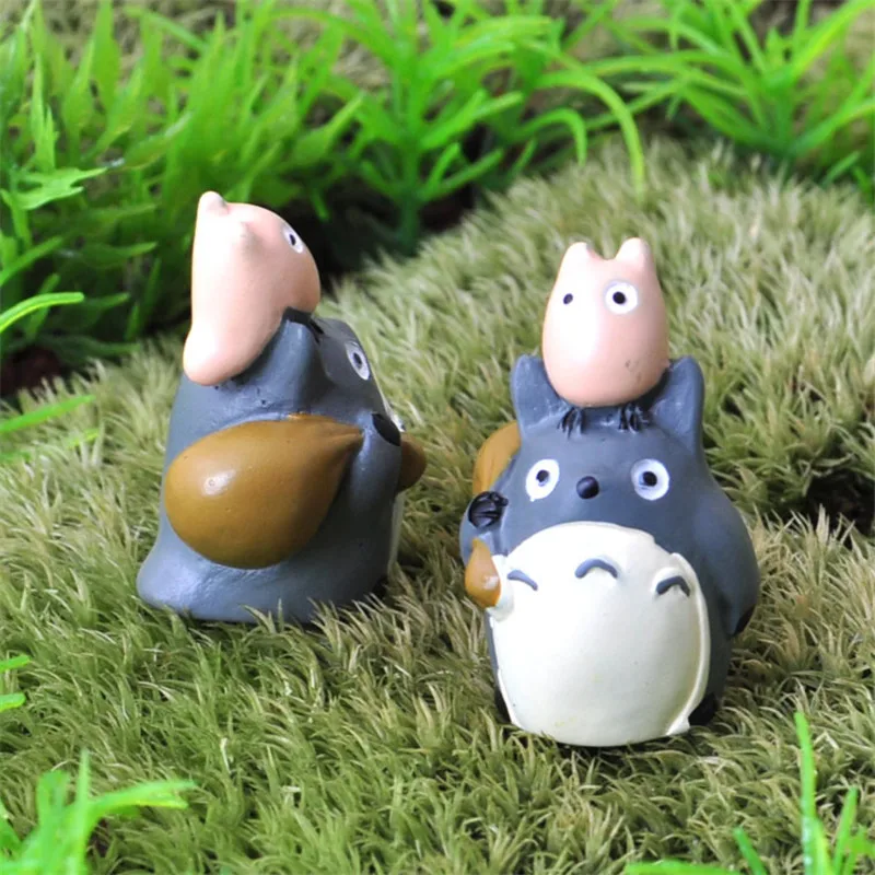 Мой сосед Тоторо Jicha задние Сумки Фигурки игрушки Hayao Miyazaki ПВХ японского аниме