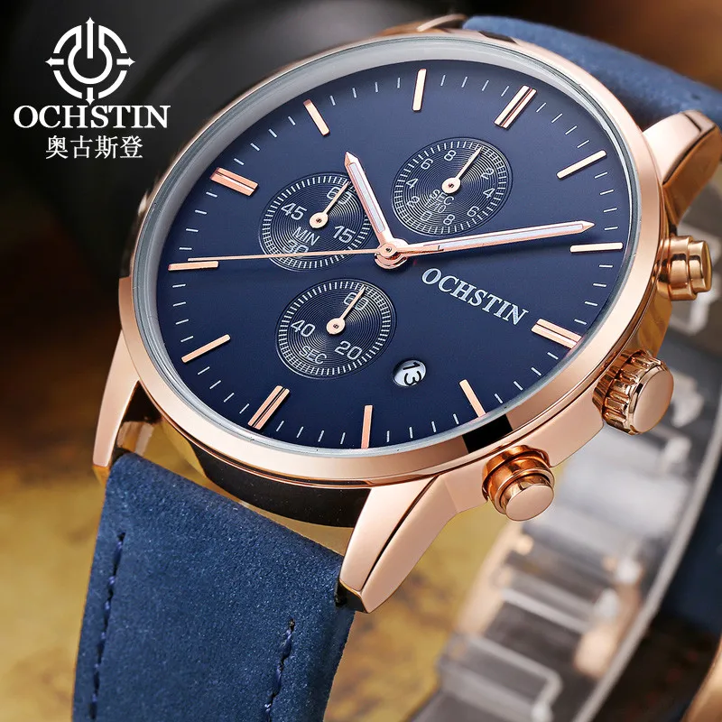 Часы мужские кварцевые с хронографом унисекс в стиле милитари | Наручные часы