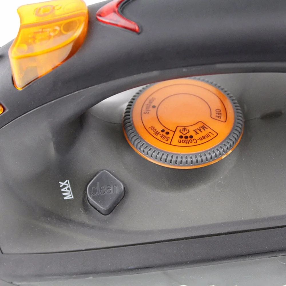 1 шт. красный/черный паровой утюг портативный температура регулируется керамика