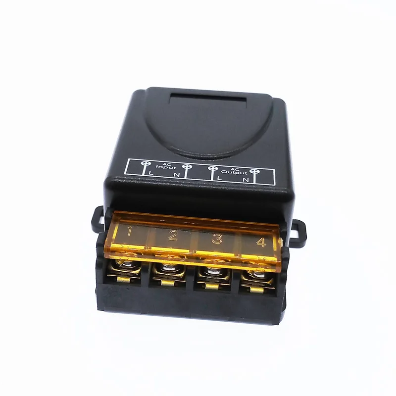 12V 24V DC беспроводной пульт дистанционного управления Переключатель AC 220V 110V MAX 40A Универсальный релейный модуль приемника с широким напряжением 433Mhz EV1527