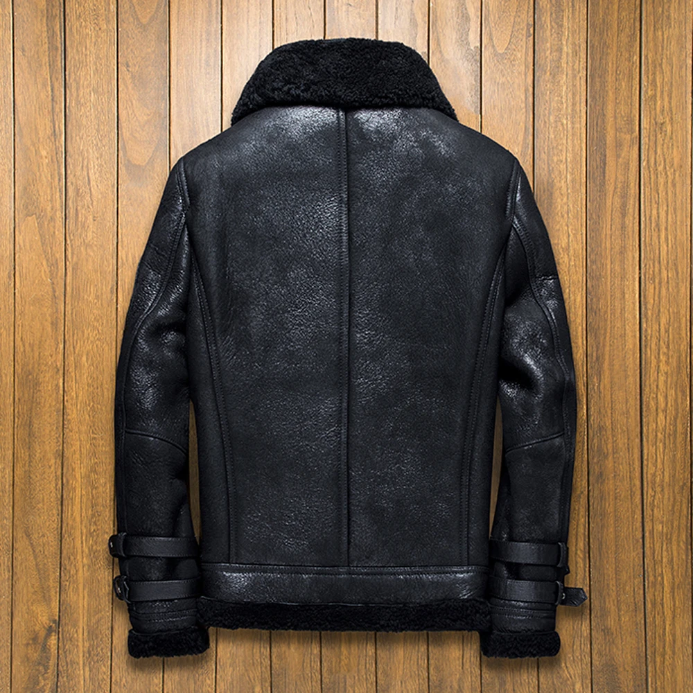 LUHAYESA модная теплая меховая одежда мужская зимняя куртка из натурального меха