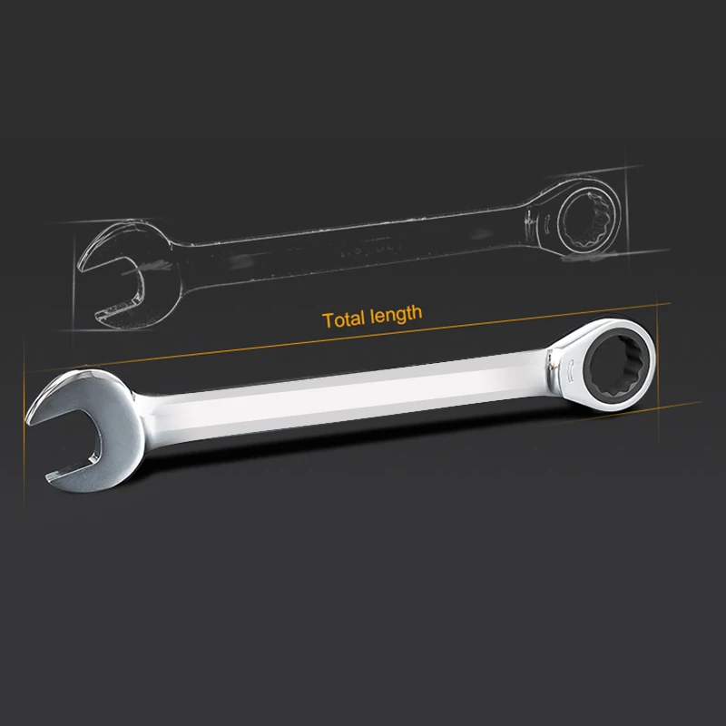1x 19mm End Wrench Allen Key Ratchet Spanners Lens Ring Flexible Adjustable Head Mini Air Spanner Set and Clank | Инструменты