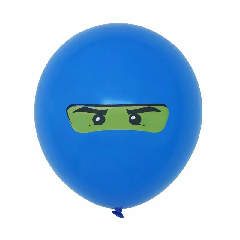 Оливковый 10pcs/lot for Boys Kids Ninjago Theme Birthday Party Balloon Set, 12inch Latex Ninjago Balloon Party Deco Home Deco Favor Ninja - Цвет: Оливковый