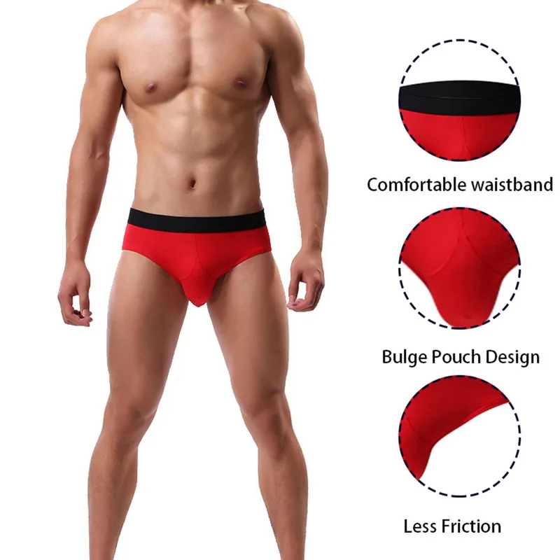4 шт Горячие мужские пляжные трусики мужское нижнее белье сексуальные дышащие