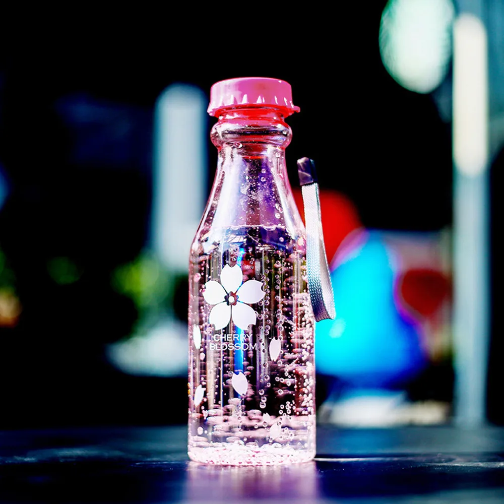 

Outdoor Sports Travel ABS Plastic Water Bottle Portable Leak-proof Camping Water Cup 550ML Gourde Inox Boisson